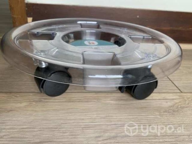 Base con rueda para macetero