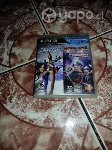 PS move PS3 pack de de 2 juegos