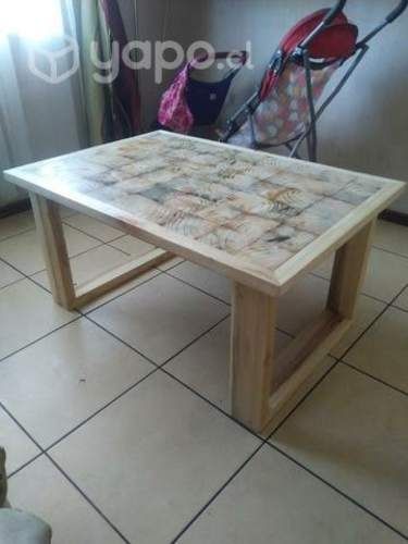 Mesa de centro rústica nueva