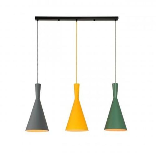 Lampara colgante e27*3