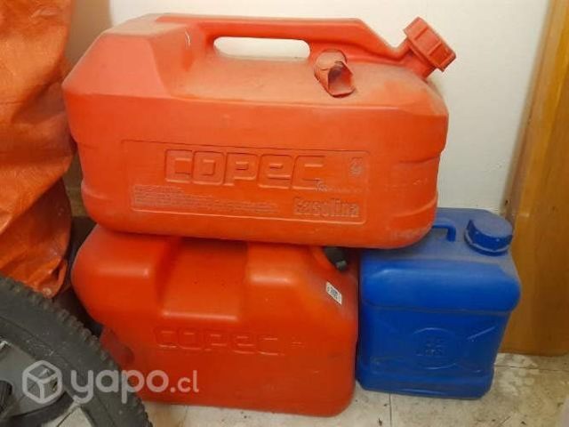 2 bidones de bencina