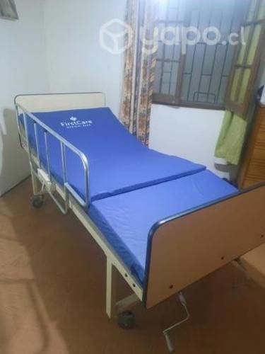 Catre clínico con colchón antiescaras