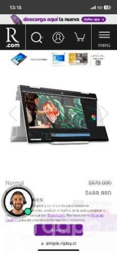 Notbook Intel 238 GB nuevo sin uso