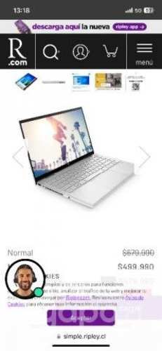 Notbook Intel 238 GB nuevo sin uso
