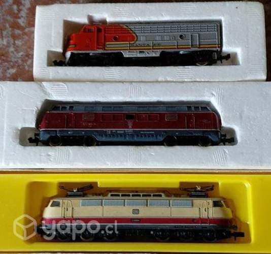 Antiguas locomotoras electricas escala n
