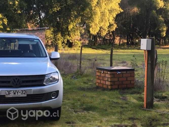 Parcela Los Angeles bosque nativo y rio de fondo