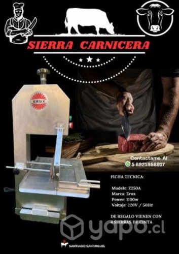 Sierra especial Mod F280 A Corte de carne y hueso