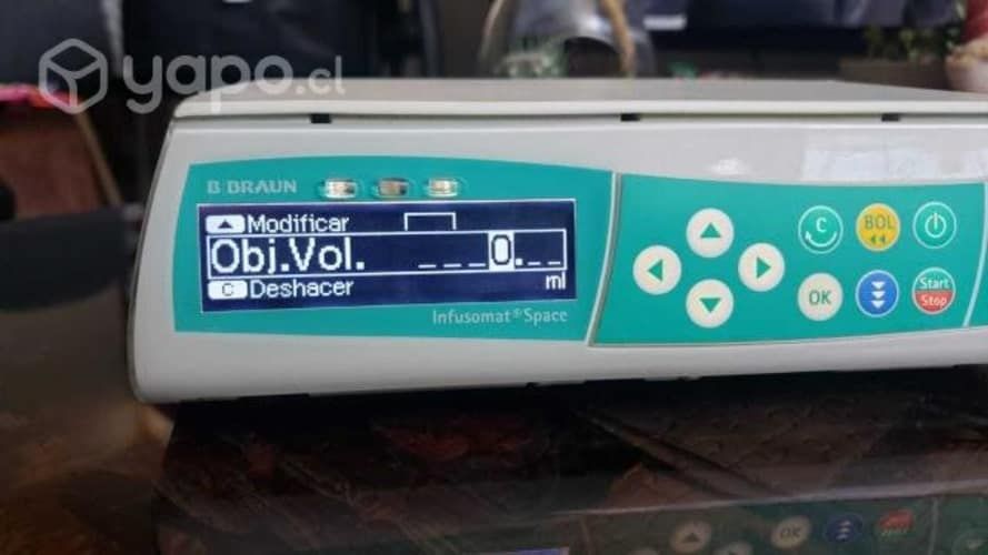 Bomba de infusion continua Braun