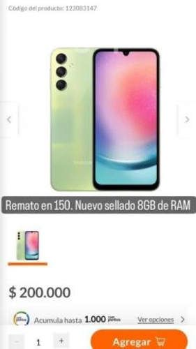 Galaxy A24 8GB de RAM