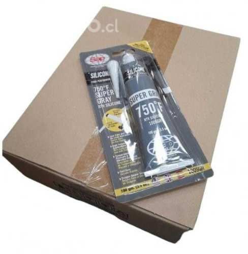 Silicona gris alta temperatura para auto