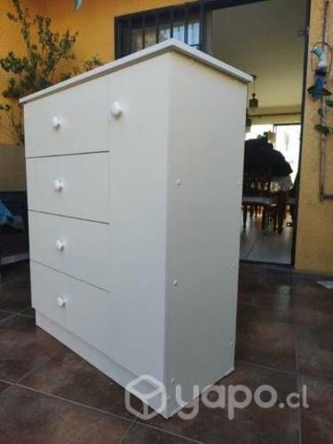 Cómodas 4 cajones y puerta