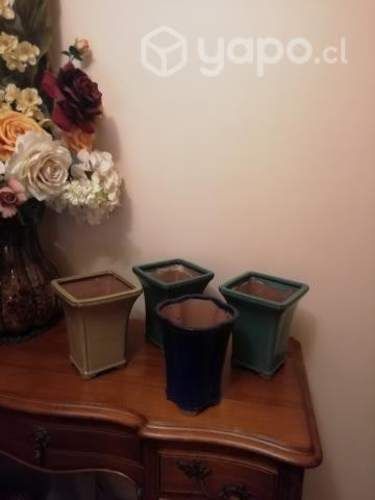 Macetas Bomsai. Suculentas. Modelo Cascada