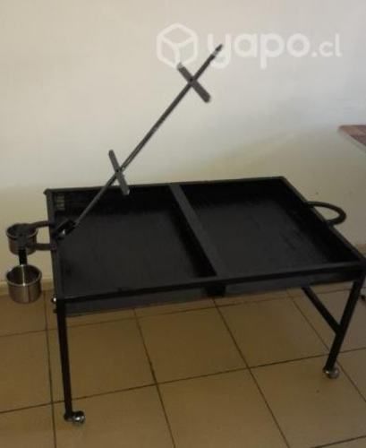 Parrilla para carne o pollo al palo