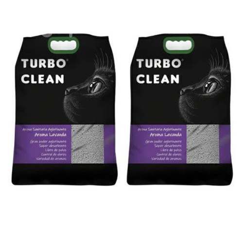 Arena para gato turbo clean Limon Lavanda