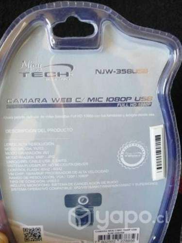 Cámara Web C/ MIC 1080P USB