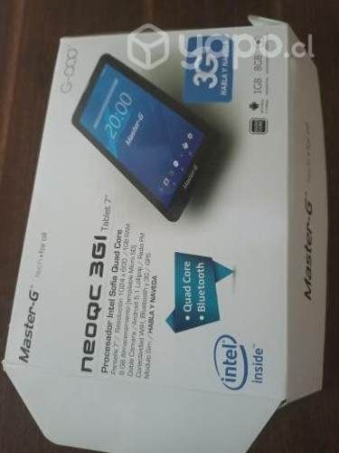 Tablet nuevo, sin uso, con caja y accesorios.