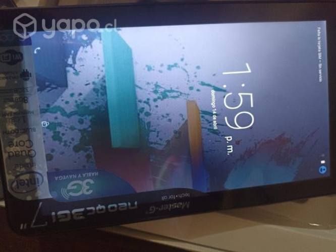 Tablet nuevo, sin uso, con caja y accesorios.