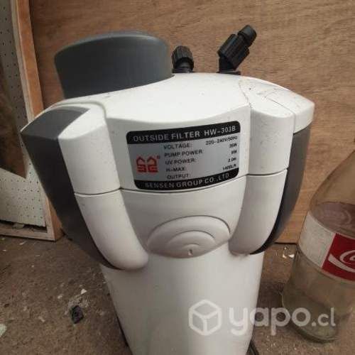 Filtro para acuario con luz uv