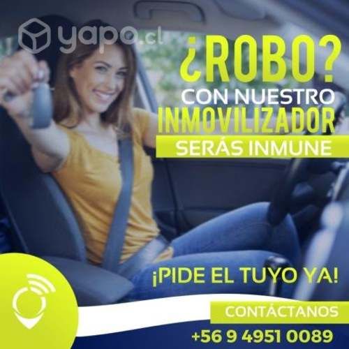 Inmovilizador para vehículo. Instalado