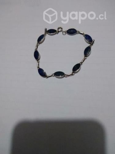 Anillos de plata y pulcera lápiz lazuli