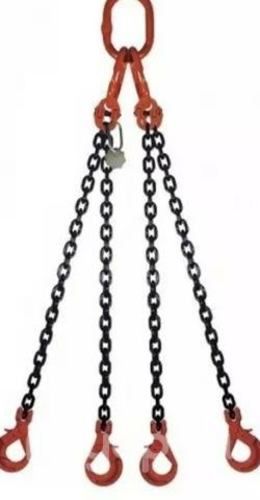 Pulpo De Izaje Grado 80 Cadena 8mm X 4ram X 4mt 5