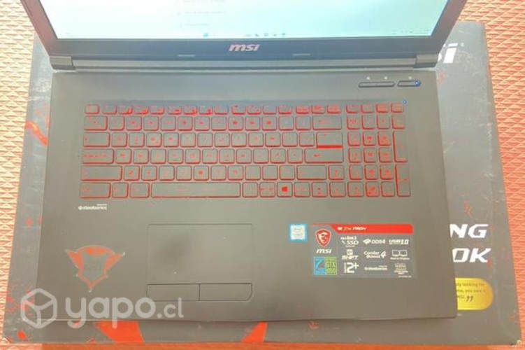 Notebook MSI game 17.3 pulgadas