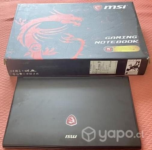 Notebook MSI game 17.3 pulgadas