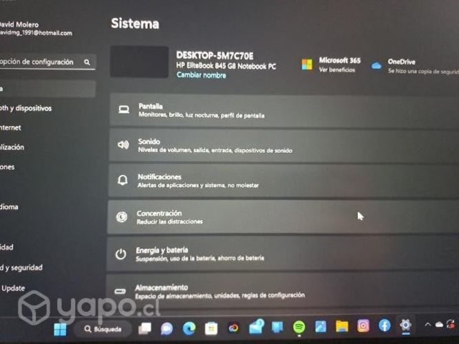 Hp elitebook 845 G8 "14" Ryzen 7