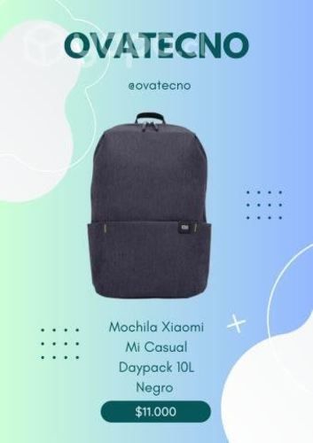 Mochila Xiaomi Mi Casual Daypack 10L Negro