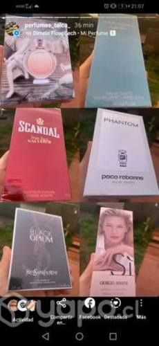 Variedades de perfumes