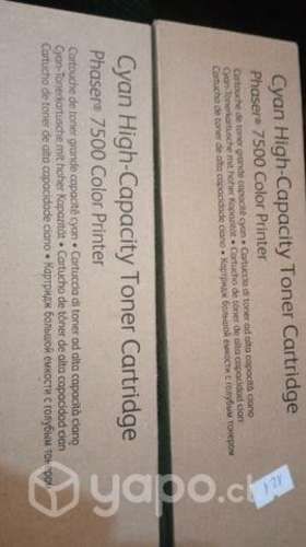 Toner phaser xerox 7500 colores originales de alta