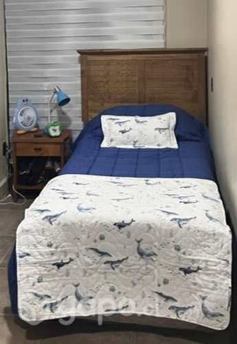 Cama de 1 plaza celta con realojado y 1 velador