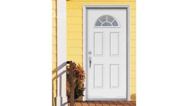 Puerta 85x200 cm Media luna blanco