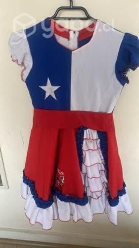 Vestido huasa Chile talla 8