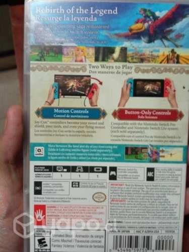"The Leyend of Zelda Skyward Sword" HD para Switch
