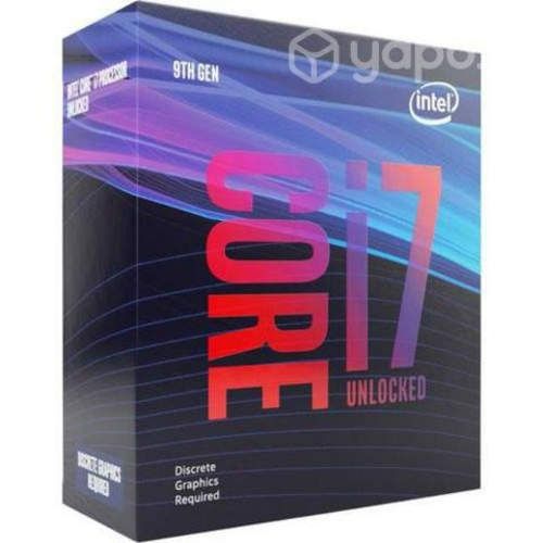 Procesador Intel i7-9700KF 3.6GHz 12MB (1151-v2)