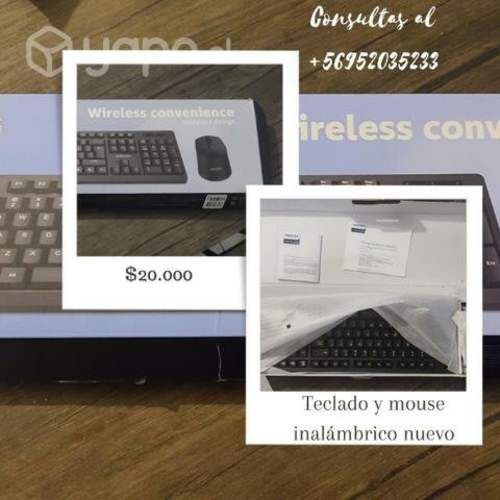 Teclado y Mouse inalámbrico