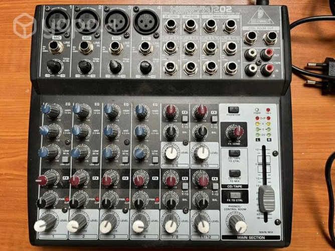 Mixer Mezclador Behringer análogo de 8 canales