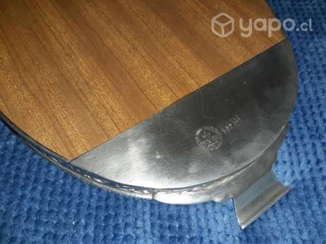 Bandeja Ovalada Antigua Restaurada 42x27cms