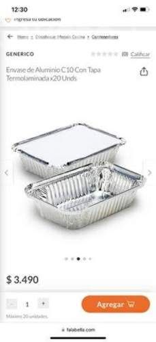 1.000 envases aluminio c-10