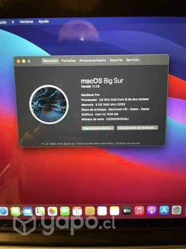 MacBook Pro retina 13 mid 2014