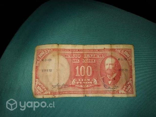 Billete de 100 pesos(antiguo)
