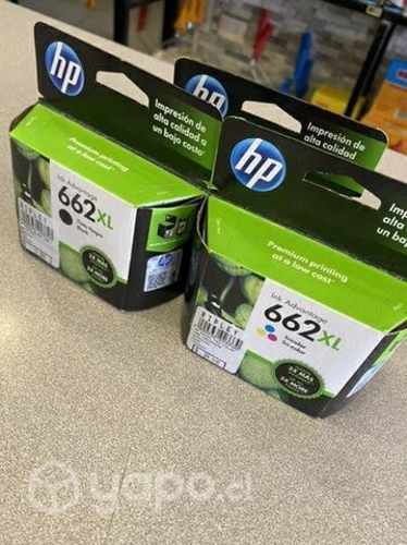 Cartuchos 662 xl de impresora hp