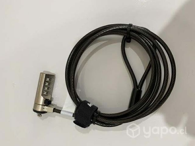 Notebook candado seguridad