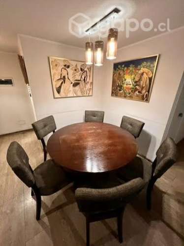 Comedor redondo sillas elegante usado