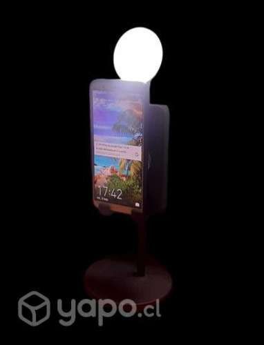 Soporte de teléfono con lampara