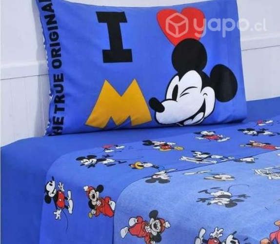 Sábanas nuevas Mickey