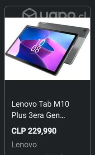 Tablet M10 Lenovo nuevo