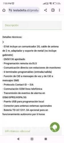 Comunicador gprs 3g4005k-lat