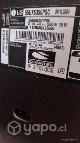 Smart tv Lg 55' Repuesto